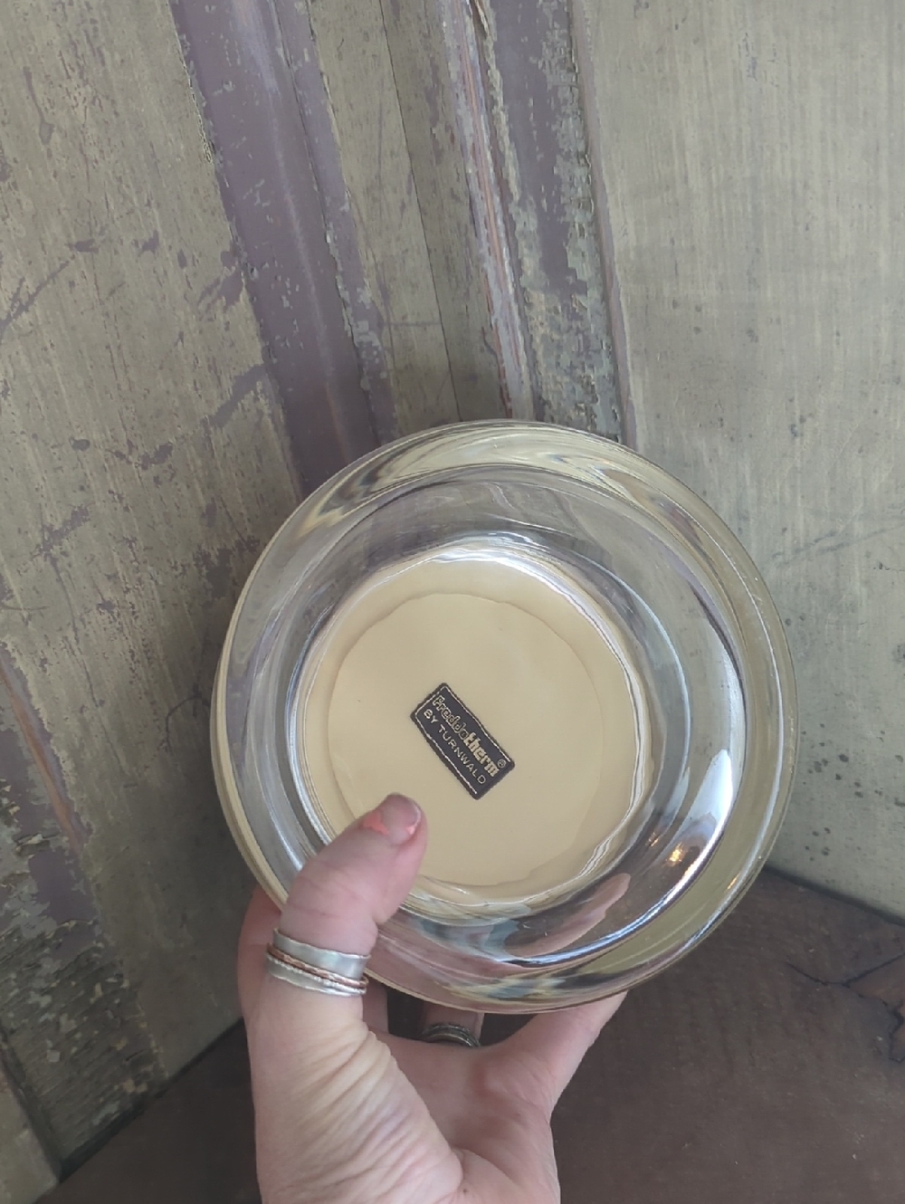 Vintage Freddotherm By Turnwald Glass Ice Bucket With Metal Lid by Hans Turnwald - Picture 4 of 6